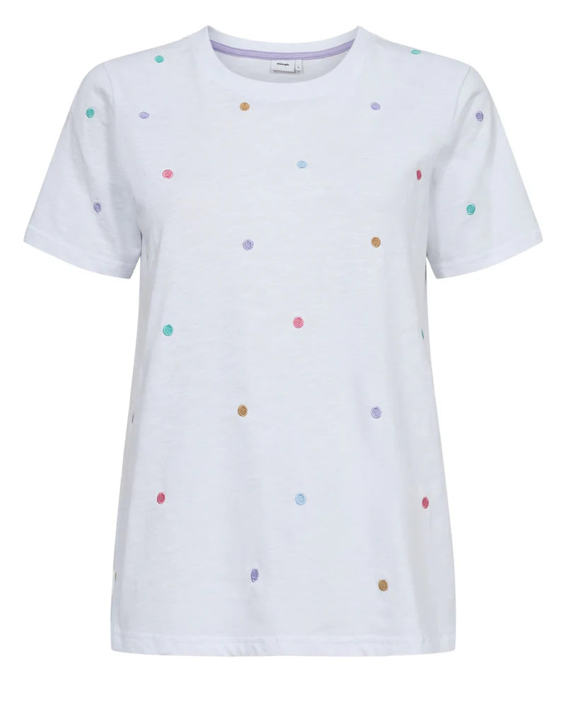 Numph Nusumi T Shirt White