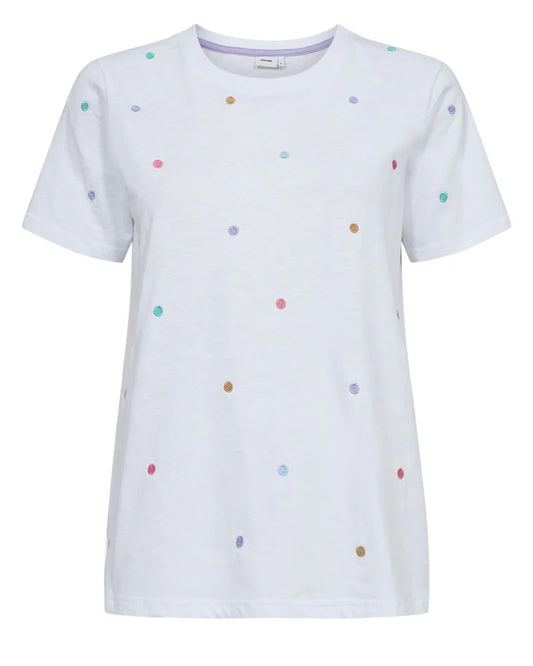 Numph Nusumi T Shirt White