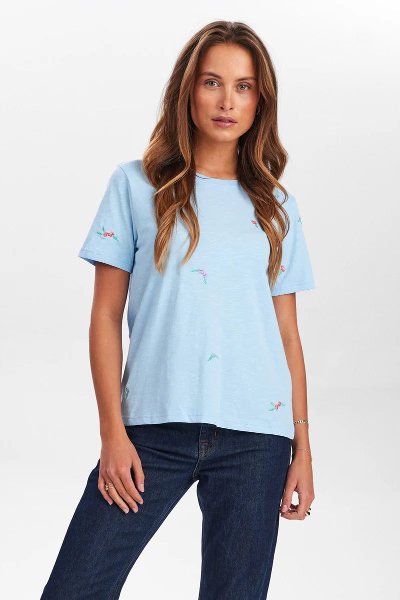 Numph Nusuis T Shirt Blue