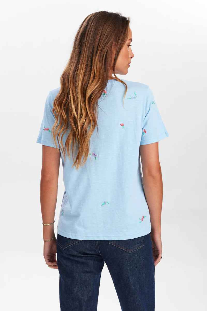 Numph Nusuis T Shirt Blue