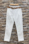 Chino Style Trousers with Belt
