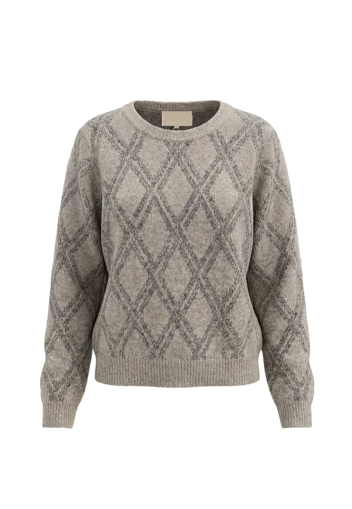 Peppercorn PCSabina RWS Jumper - Beige Knit.