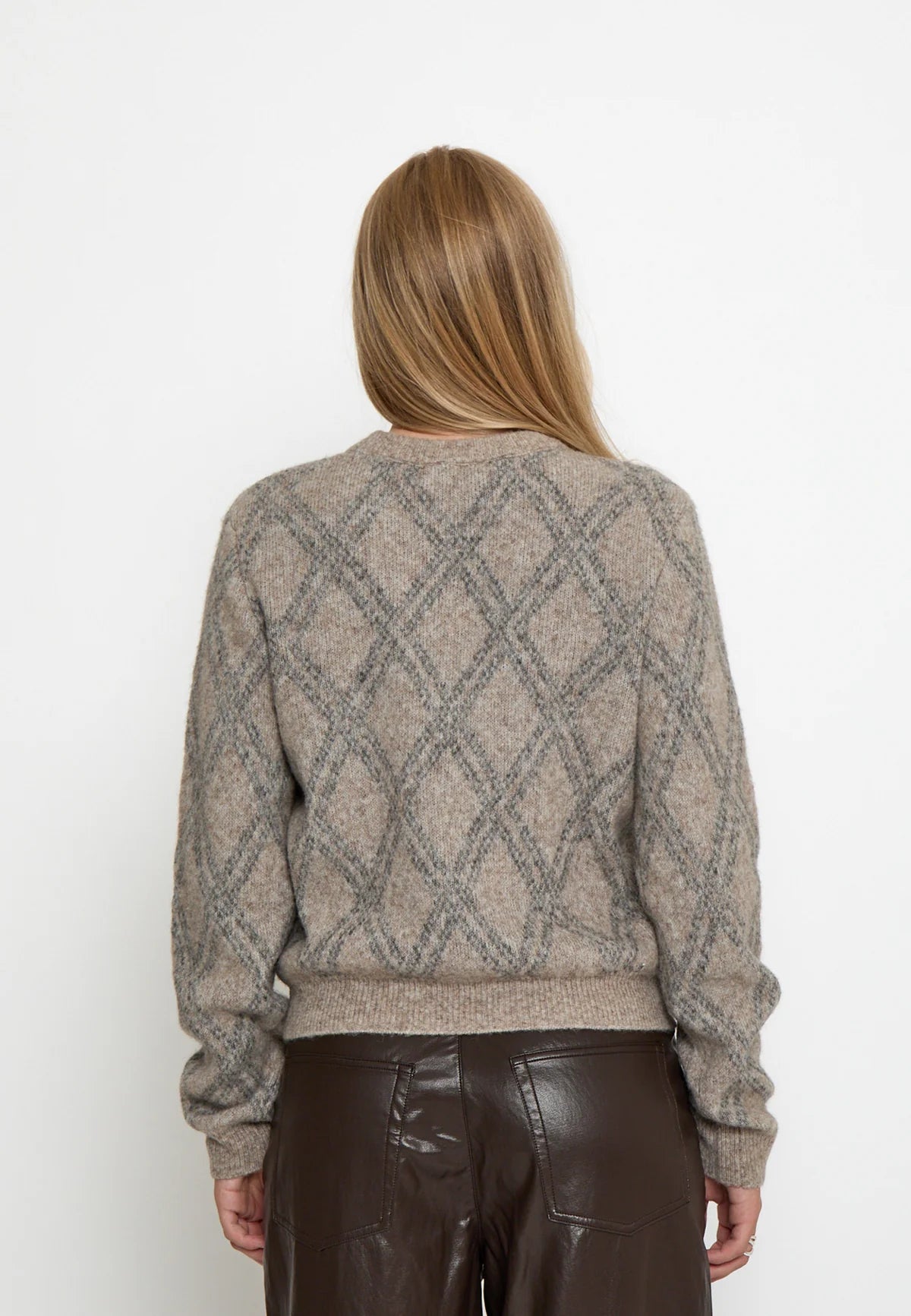 Peppercorn PCSabina RWS Jumper - Beige Knit.