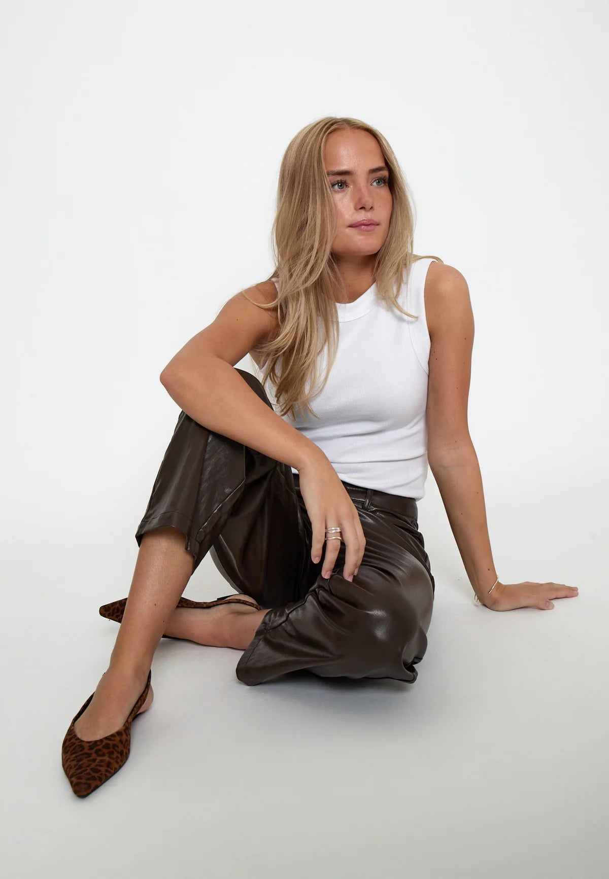Peppercorn PCSage Namira Trousers - Plantation Green.