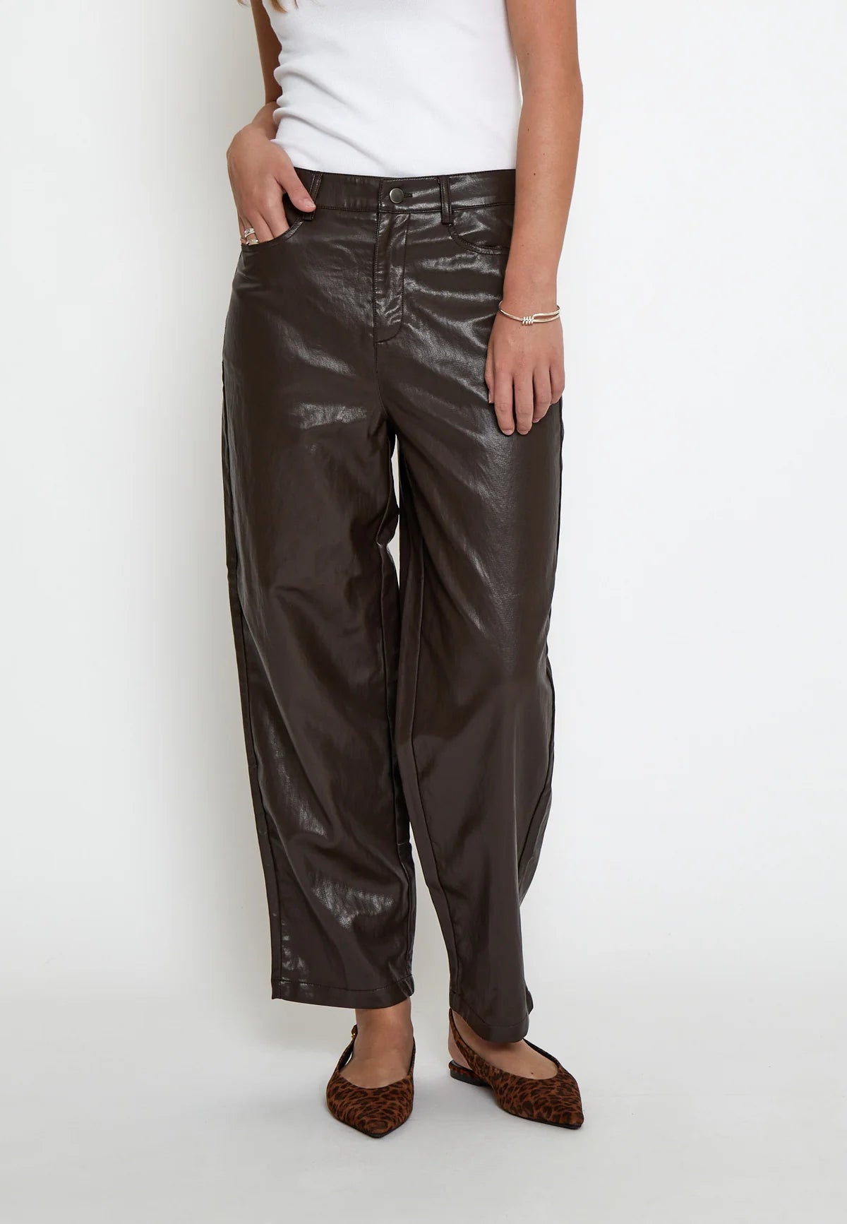 Peppercorn PCSage Namira Trousers - Plantation Green.