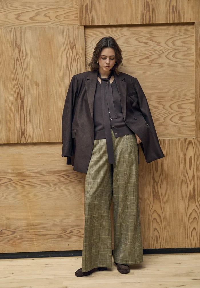 Peppercorn PCShanessa Trousers - Green Mix.