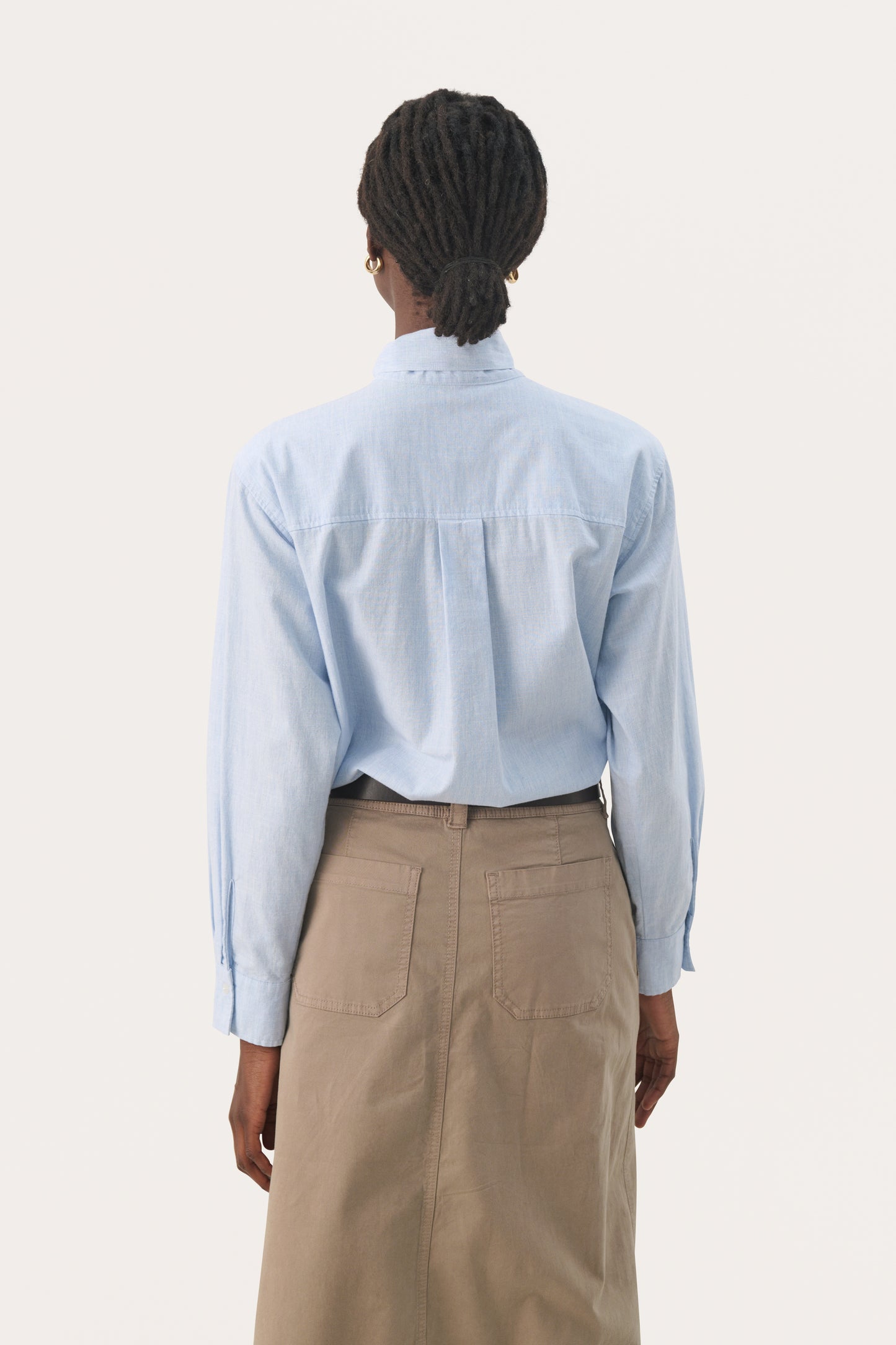 Part Two Patrizia Shirt with Bow - Pale Blue