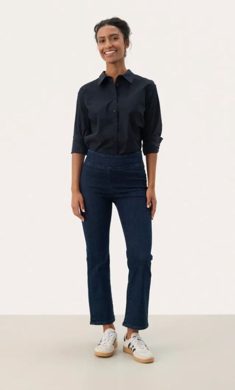 Part Two NikelaPW Trousers - Dark Denim Colour
