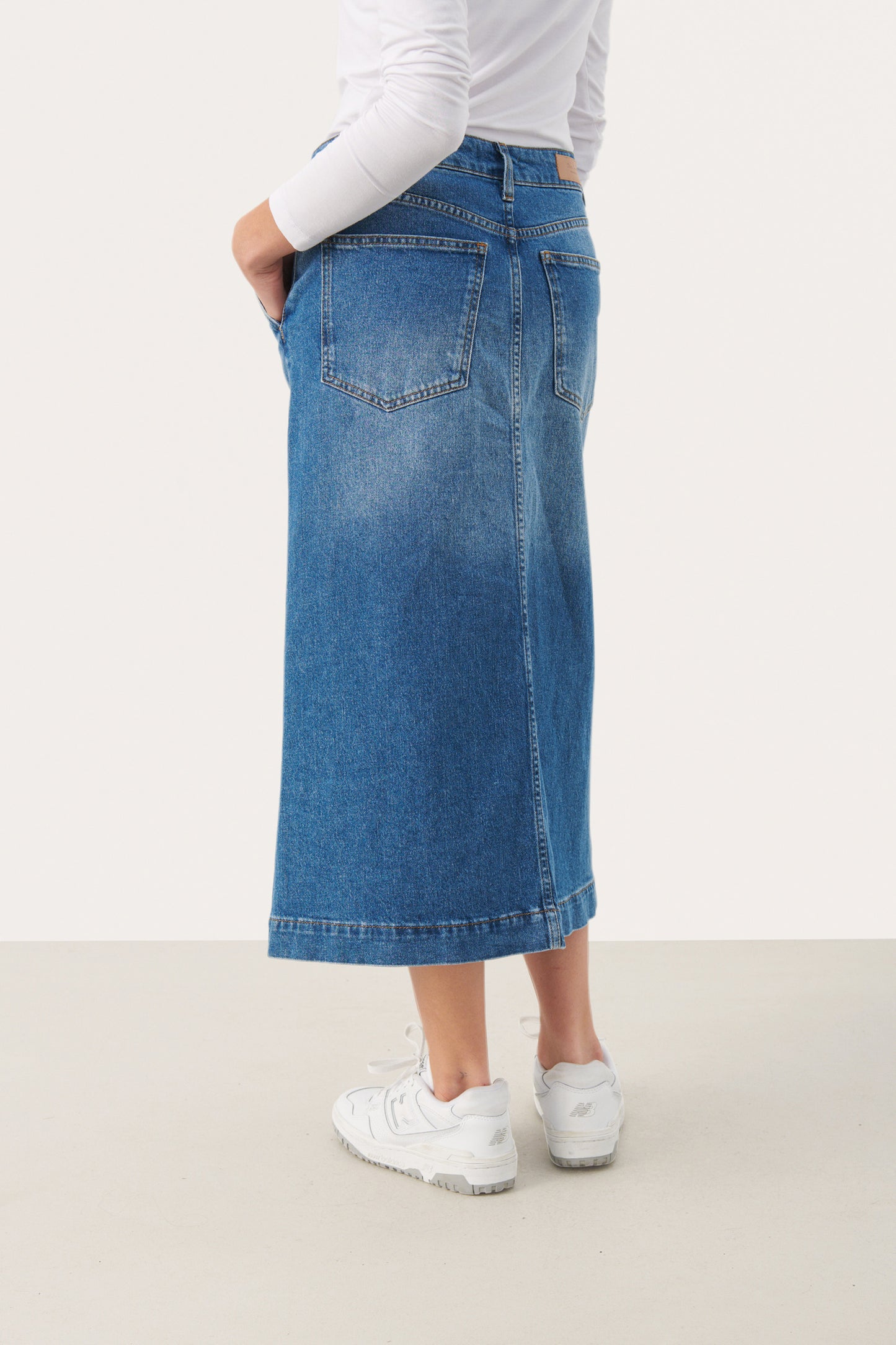 Part Two Calia Long Denim Skirt