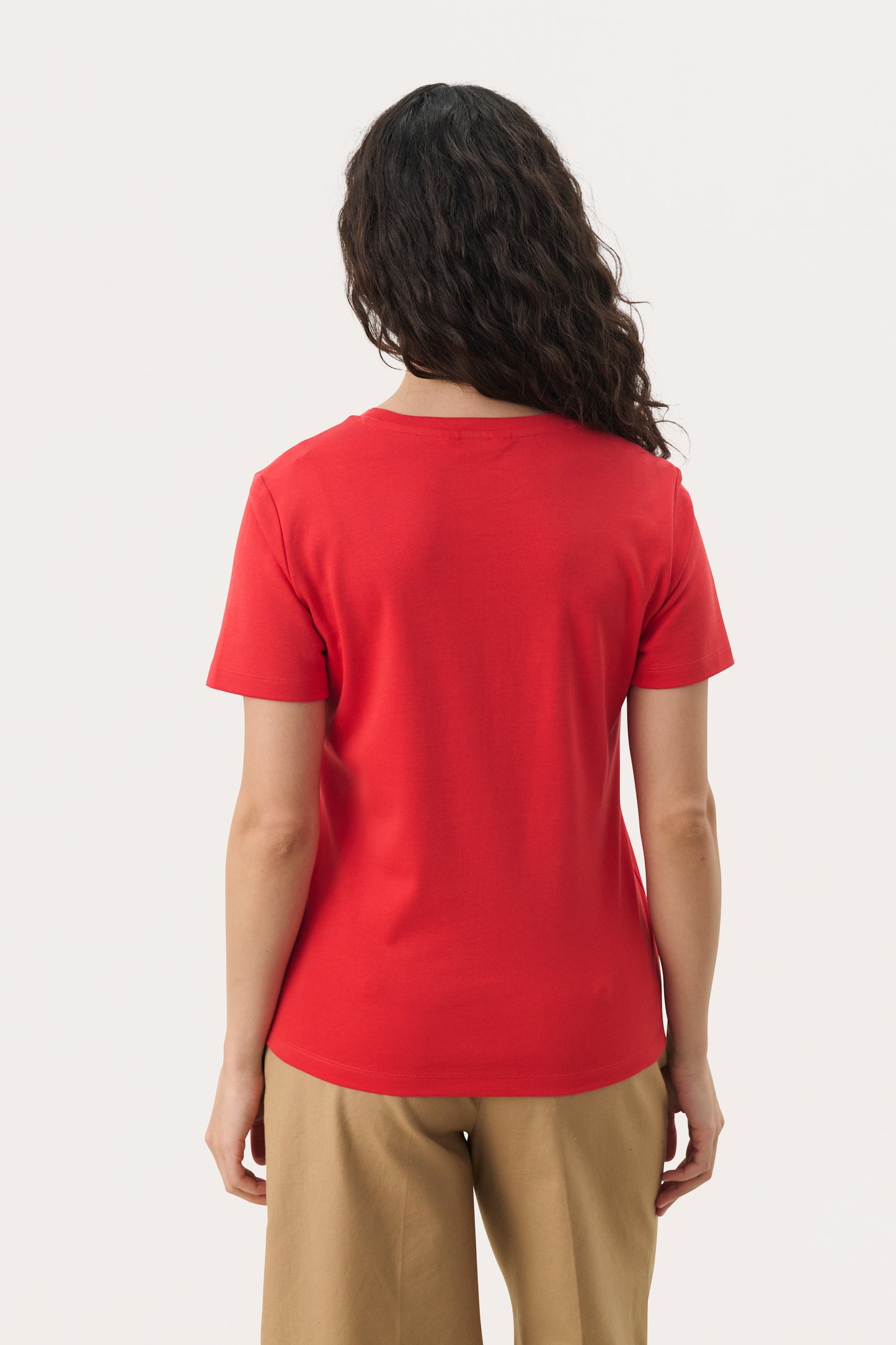 Part Two Lenya Short Sleeve T Shirt - Coral