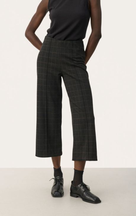 Part Two Llisan PW Trousers Brown Check