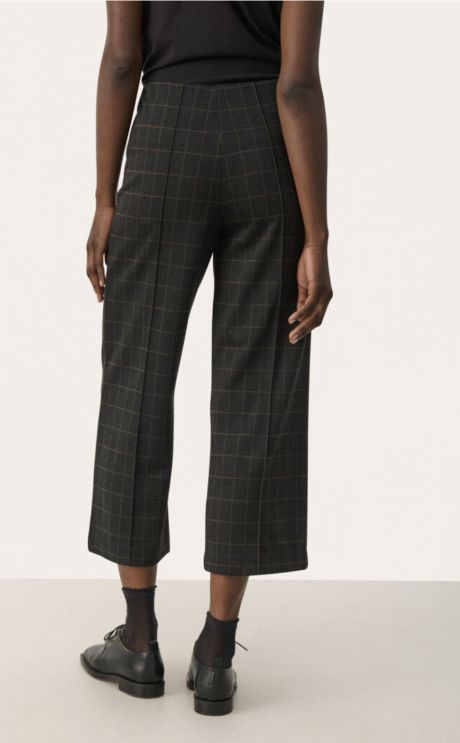Part Two Llisan PW Trousers Brown Check