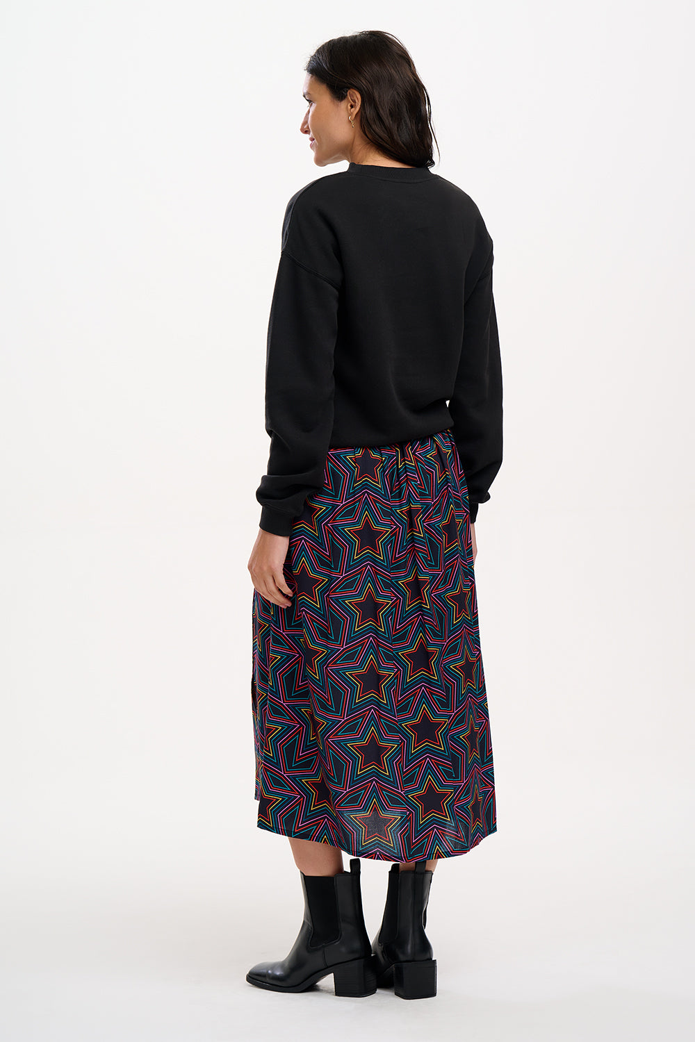 Sugarhill Rosalind Skirt -Blk Rainbow