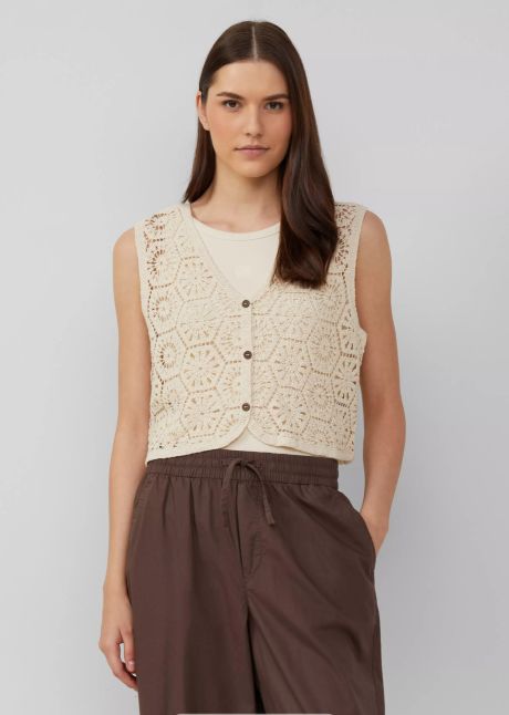 S Oliver Crochet Waistcoat