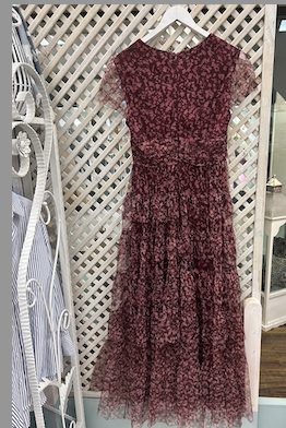 Goa Goa Tiered Dress With Waist Detail