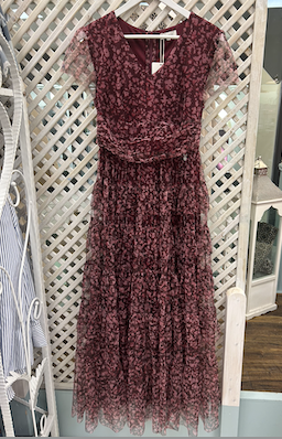 Goa Goa Tiered Dress With Waist Detail