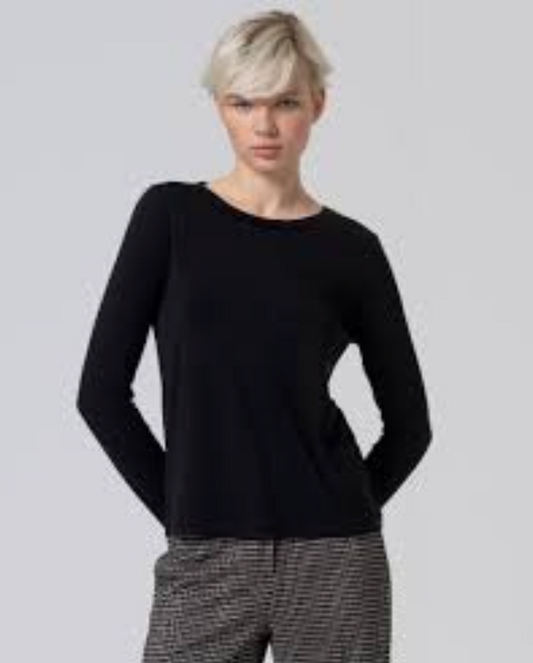 Surkana Round Neck T Shirt Black