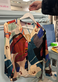 Printed Satin Blouse