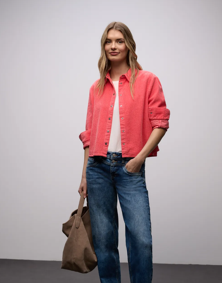 Street One Corduroy Shirtcollar Blouse