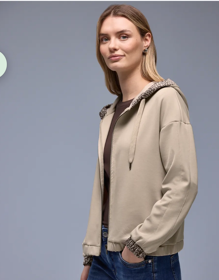 Street One Silk Look Hoody Jacket