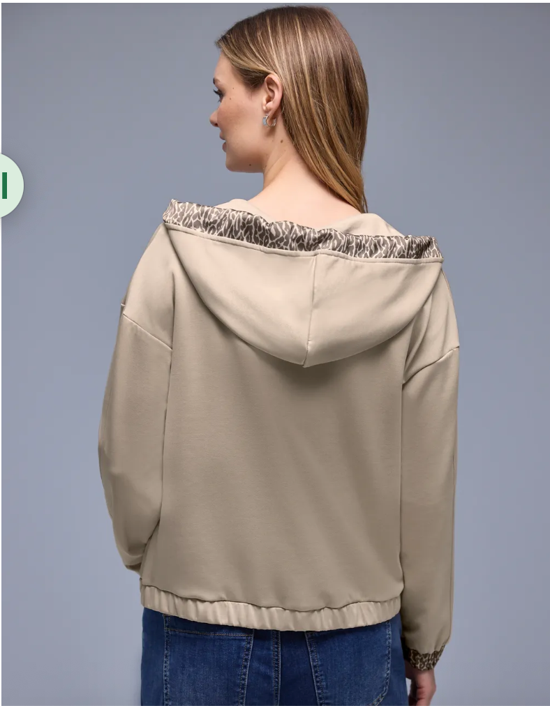 Street One Silk Look Hoody Jacket