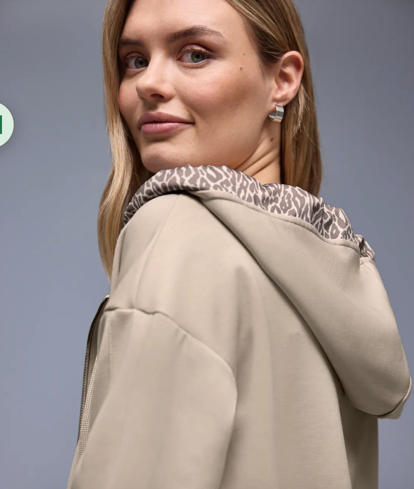 Street One Silk Look Hoody Jacket