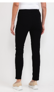 Robell Bella Full Length Slim Leg Trousers Black.