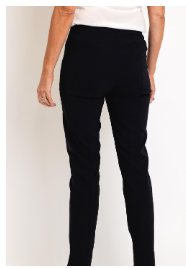 Robell Bella Full Length Slim Leg Trousers Navy.