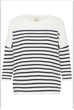 ICHI IHLULS BOXY Half Sleeve Knit