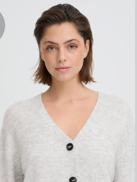 ICHI IHBALING CA Cardigan Grey.