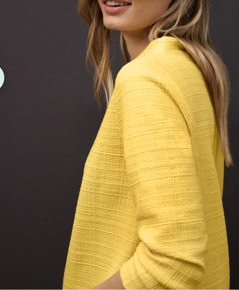 Street One Structured Turtle Neck - Yellow