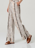 Surkana Wide Leg Trousers Brown Mix