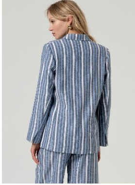 Surkana Blazer Blue Stripes.