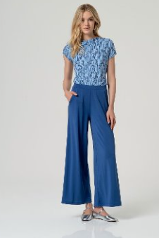 Surkana Wide Leg Trousers - Blue.