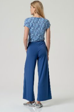Surkana Wide Leg Trousers - Blue.