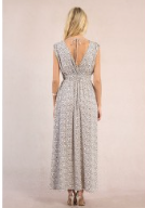 Molly Bracken Leopard Print Maxi Dress.