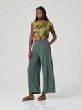 Surkana Wide Leg Trousers - Khaki
