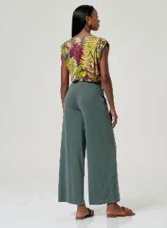 Surkana Wide Leg Trousers - Khaki