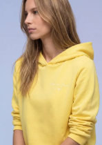 Street One Hoody with Back Print - Yellow.