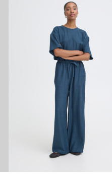 ICHI IHKATICO PA Trousers - Blue