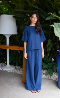ICHI IHKATICO PA Trousers - Blue