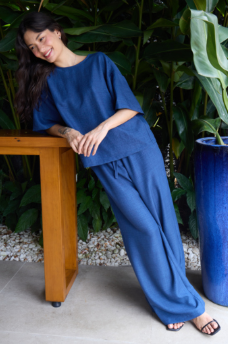 ICHI IHKATICO PA Trousers - Blue