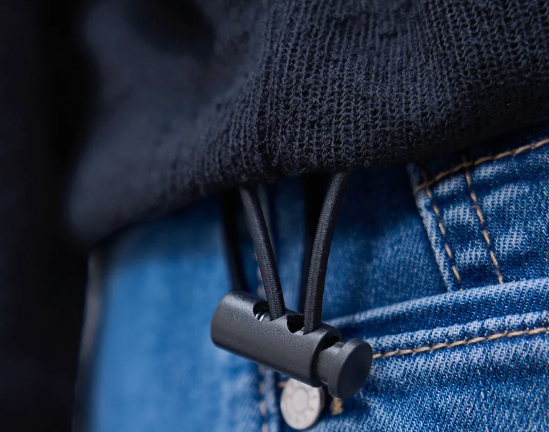 Street One Knit Look Shirt with Toggle - Navy.