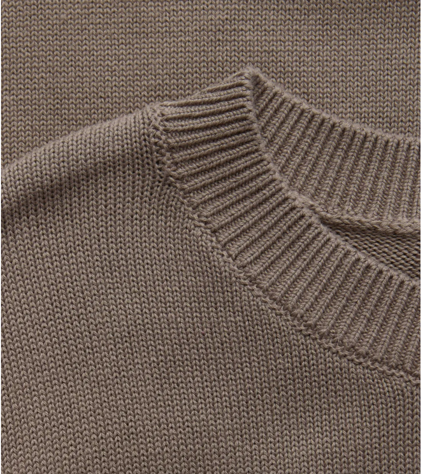 Street One Cotton Round neck Jumper Mocha
