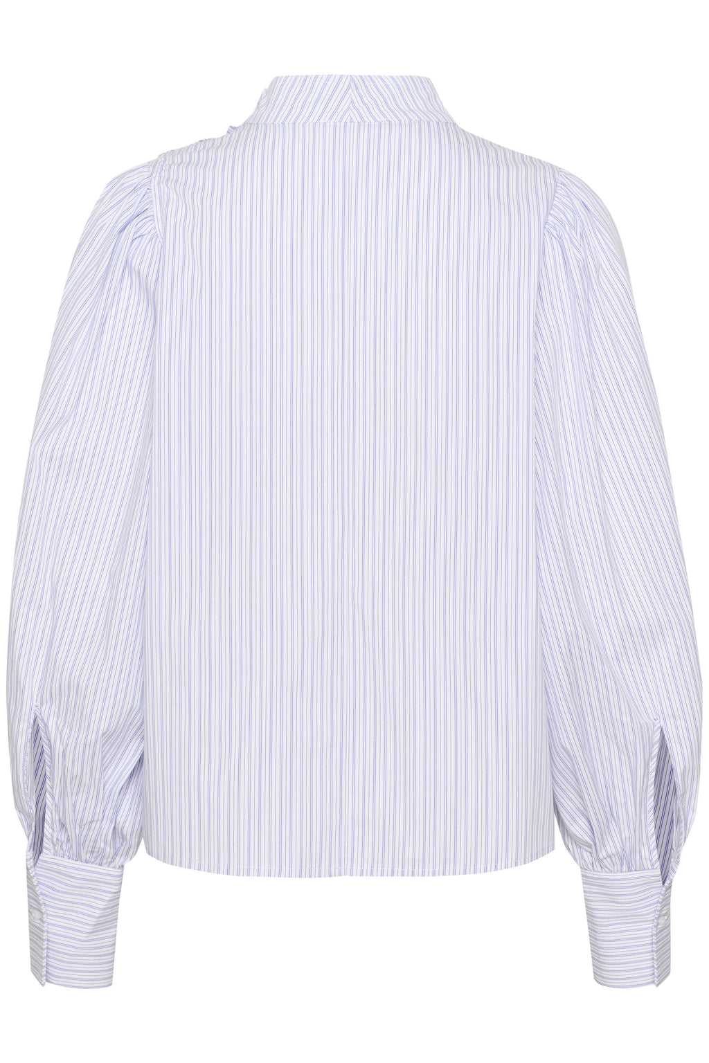 Soaked in Luxury Oriano Blouse - Blue & White Stripe.