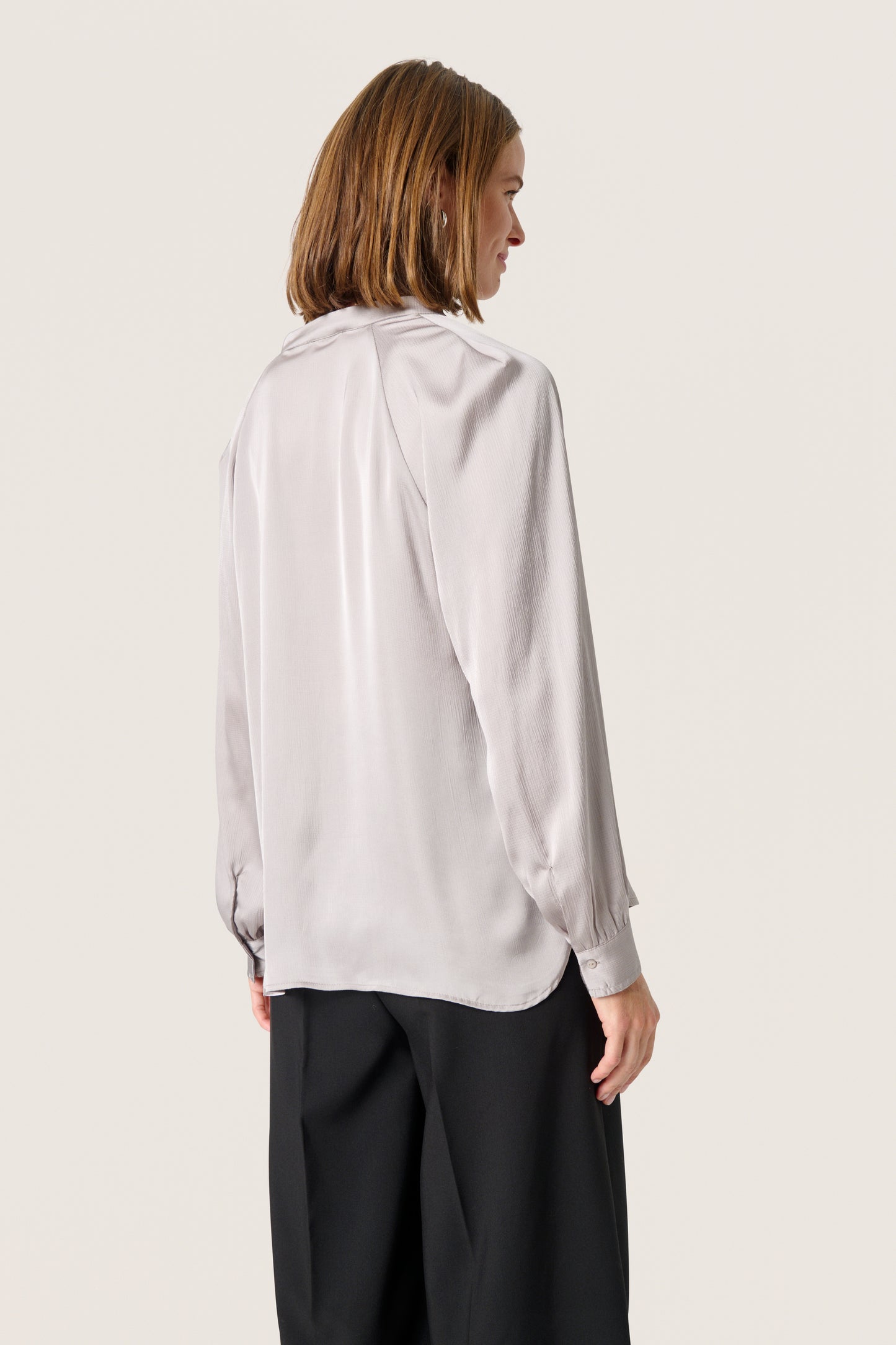 Soaked in Luxury Loana Blouse - Stone