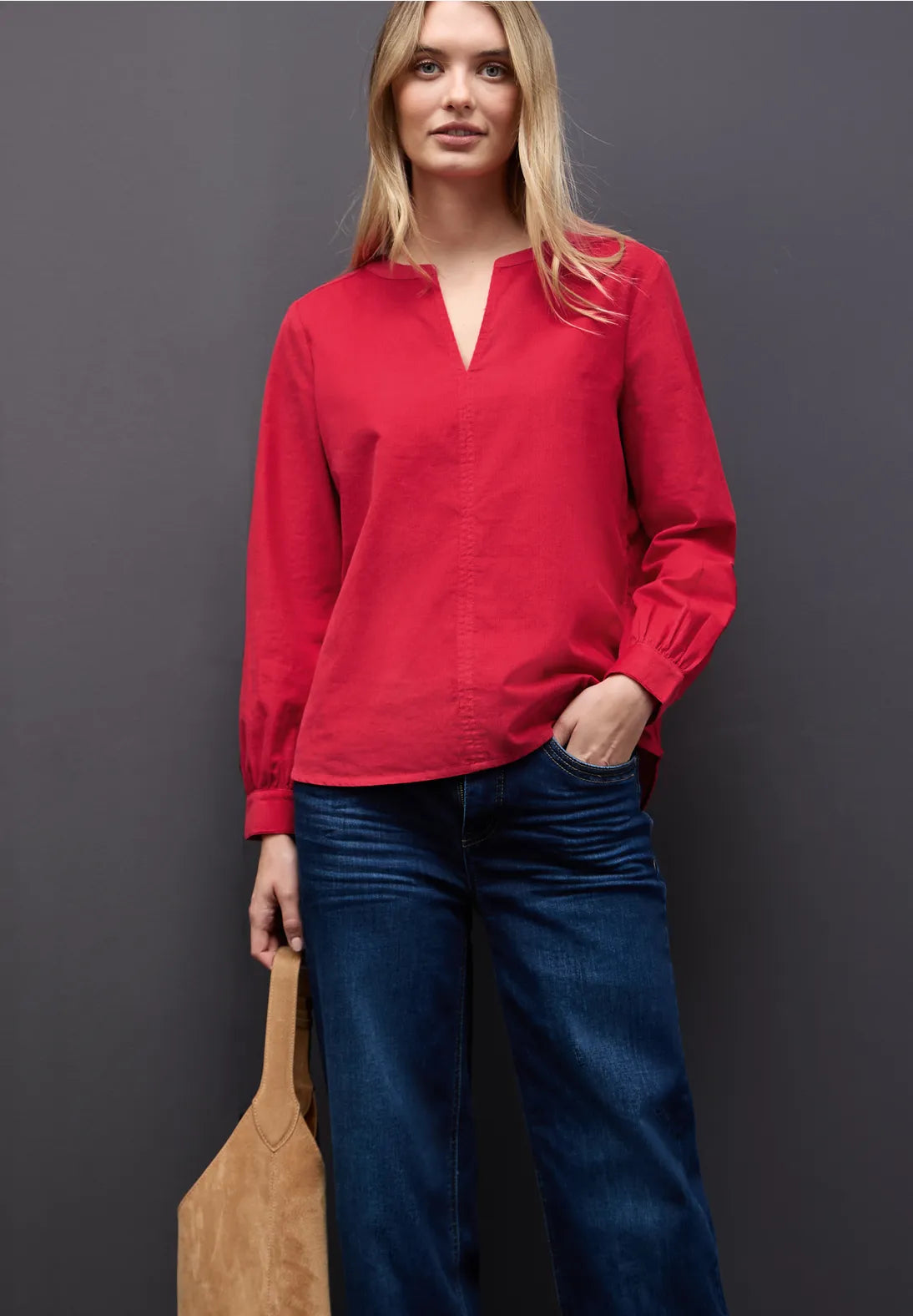 Street One Corduroy Tunic Blouse UNI