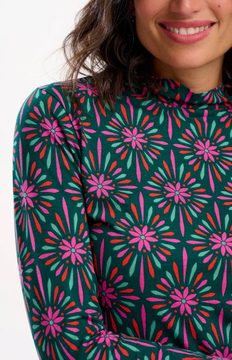 Sugarhill Annika Turtleneck Jersey Top