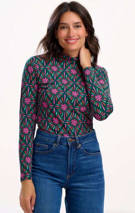 Sugarhill Annika Turtleneck Jersey Top