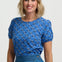 Sugarhill Lexley Jersey Top Blue Folklore Twist.